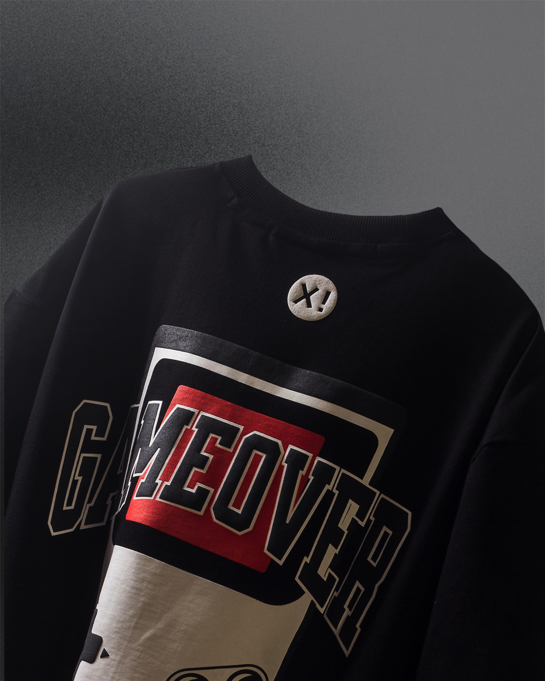 BLACK GAMEOVER T-SHIRT