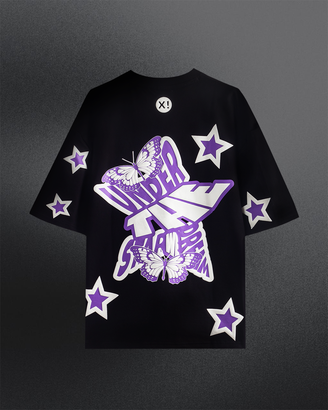BLACK UNDER THE STAR T-SHIRT