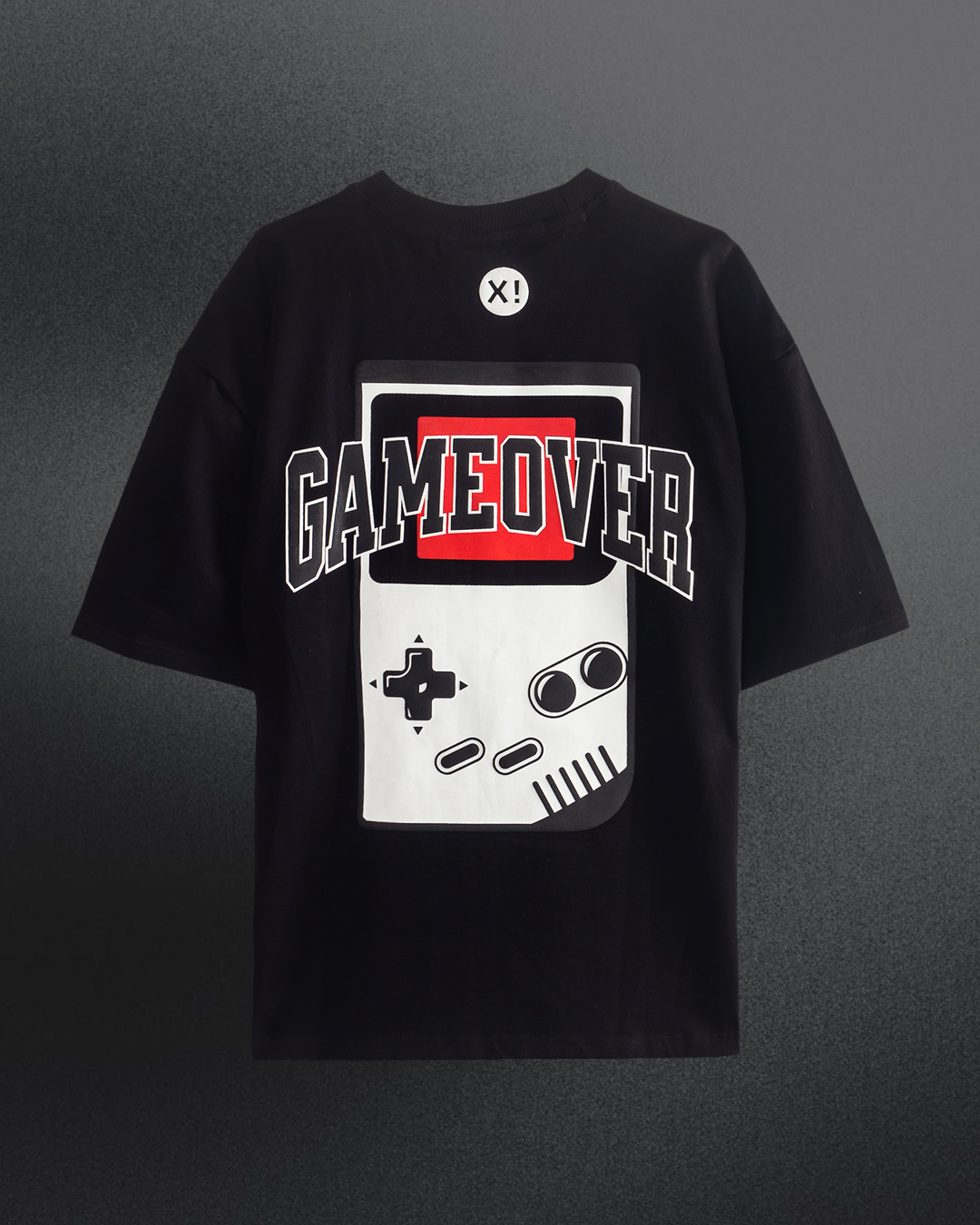 BLACK GAMEOVER T-SHIRT
