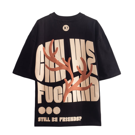 BLACK STUD T-SHIRT