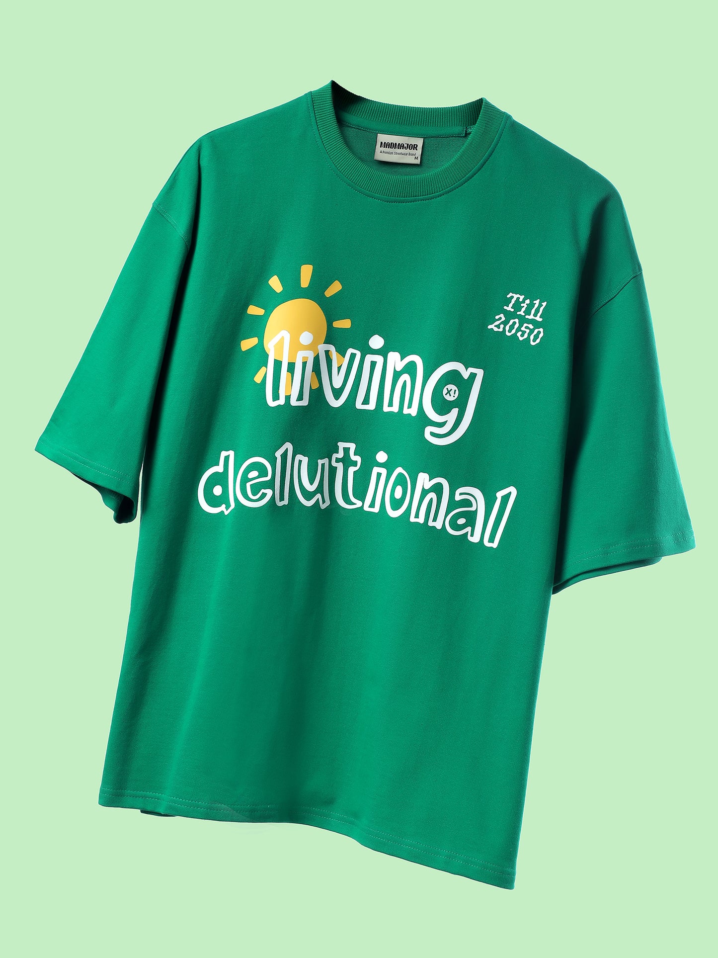 GREEN LIVING DELUSIONAL T-SHIRT