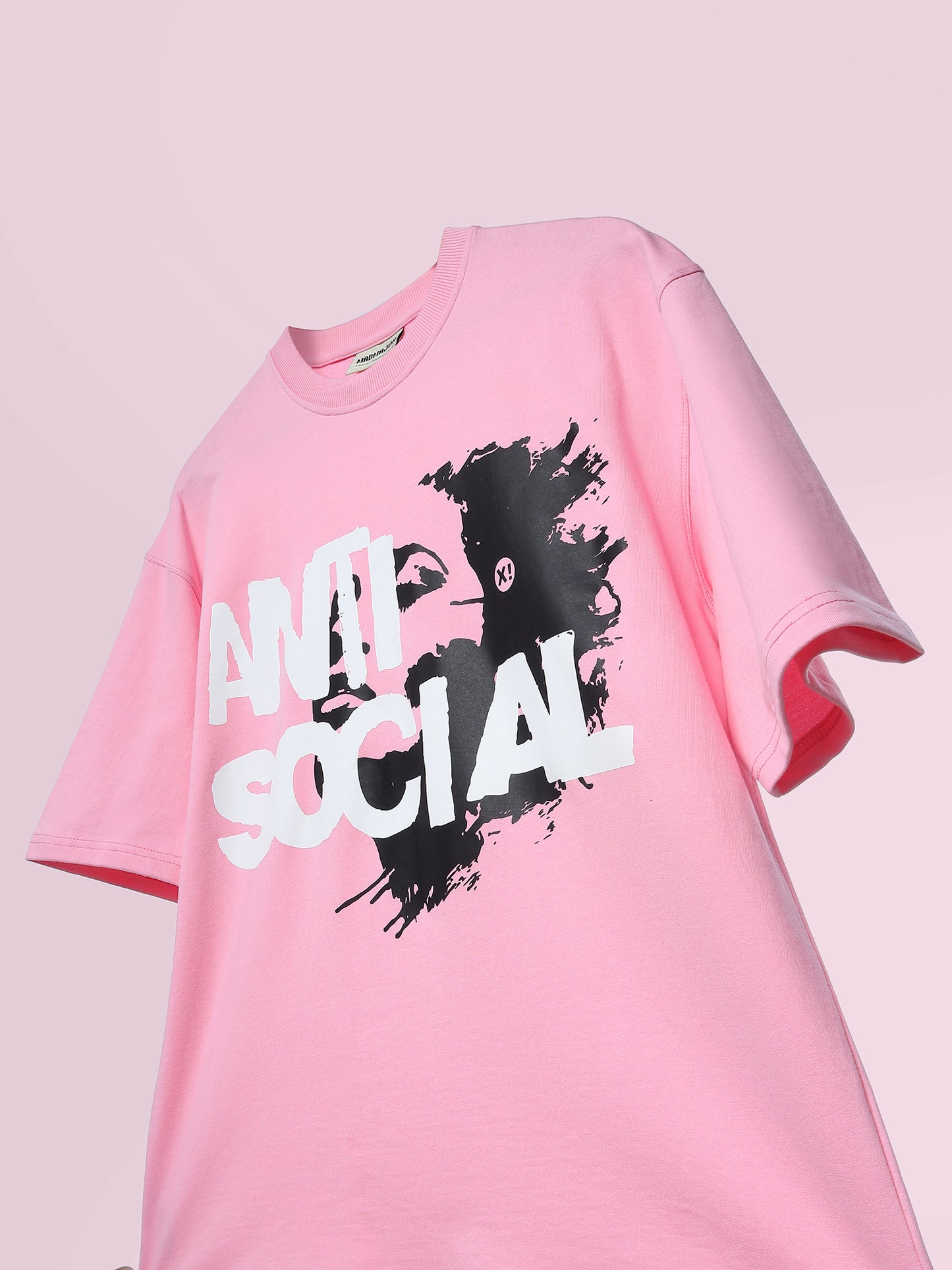 PINK ANTI SOCIAL T-SHIRT