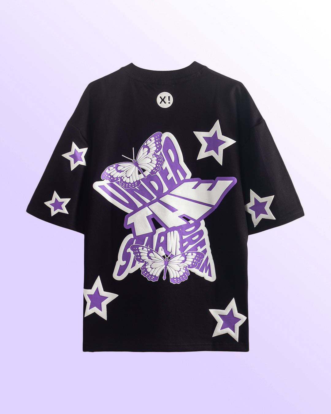 BLACK UNDER THE STAR T-SHIRT