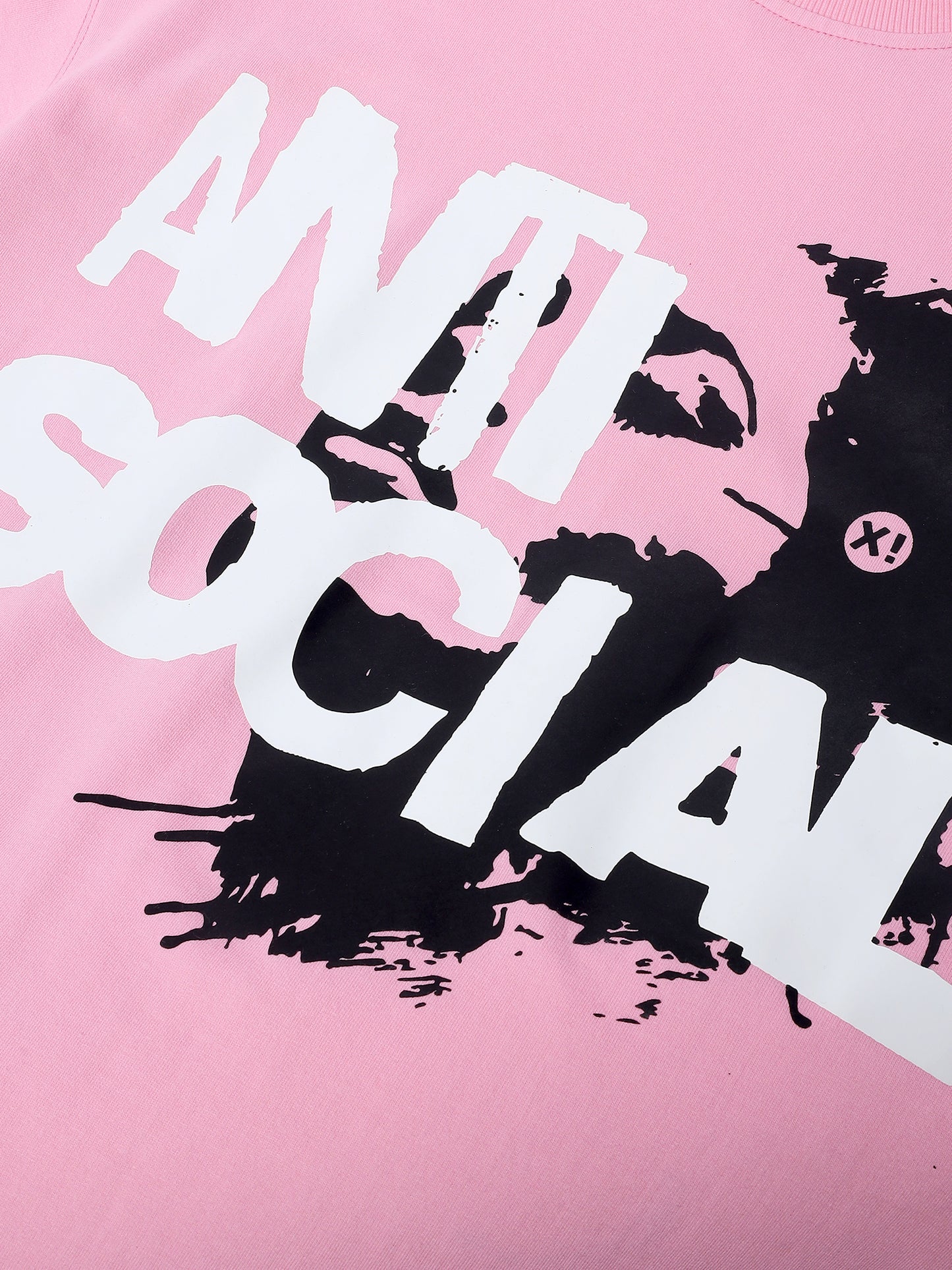 PINK ANTI SOCIAL T-SHIRT