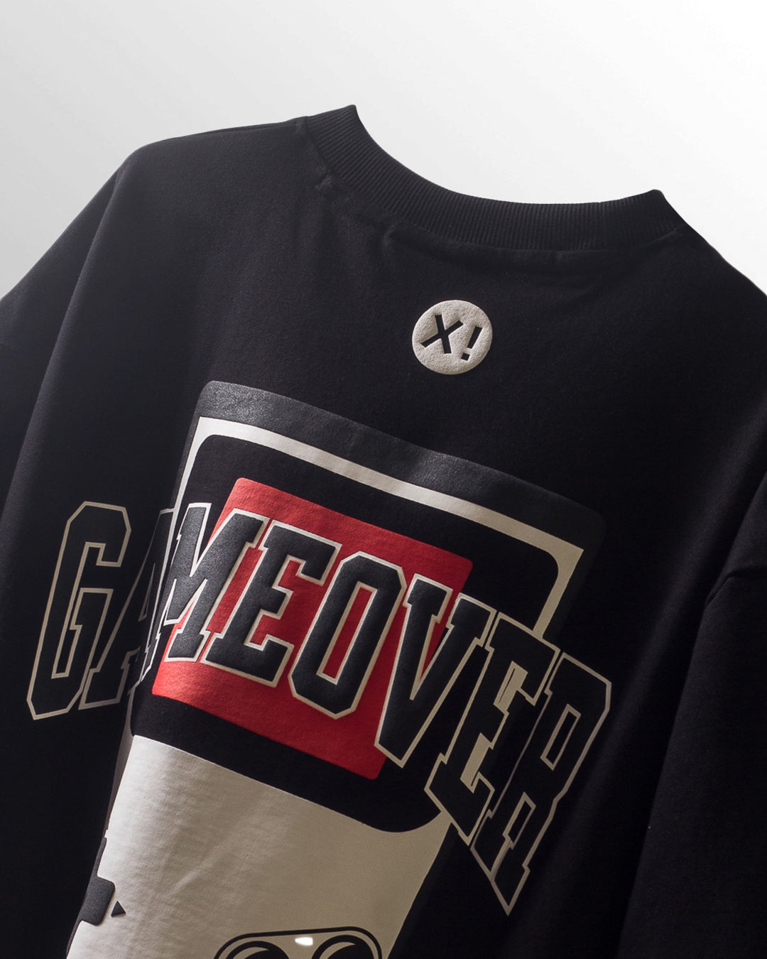 BLACK GAMEOVER T-SHIRT