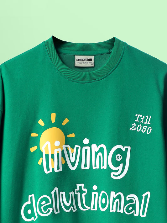 GREEN LIVING DELUSIONAL T-SHIRT