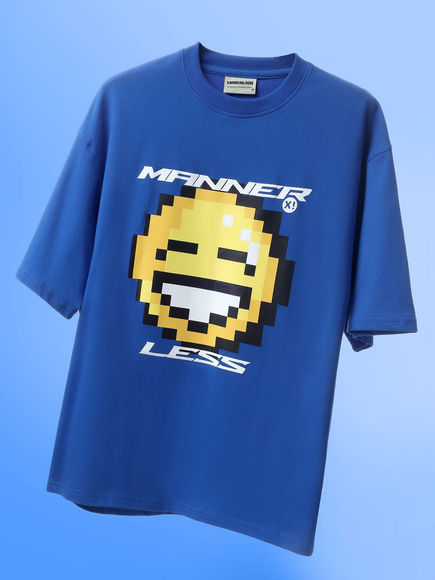 ROYAL BLUE MANNER LESS T-SHIRT