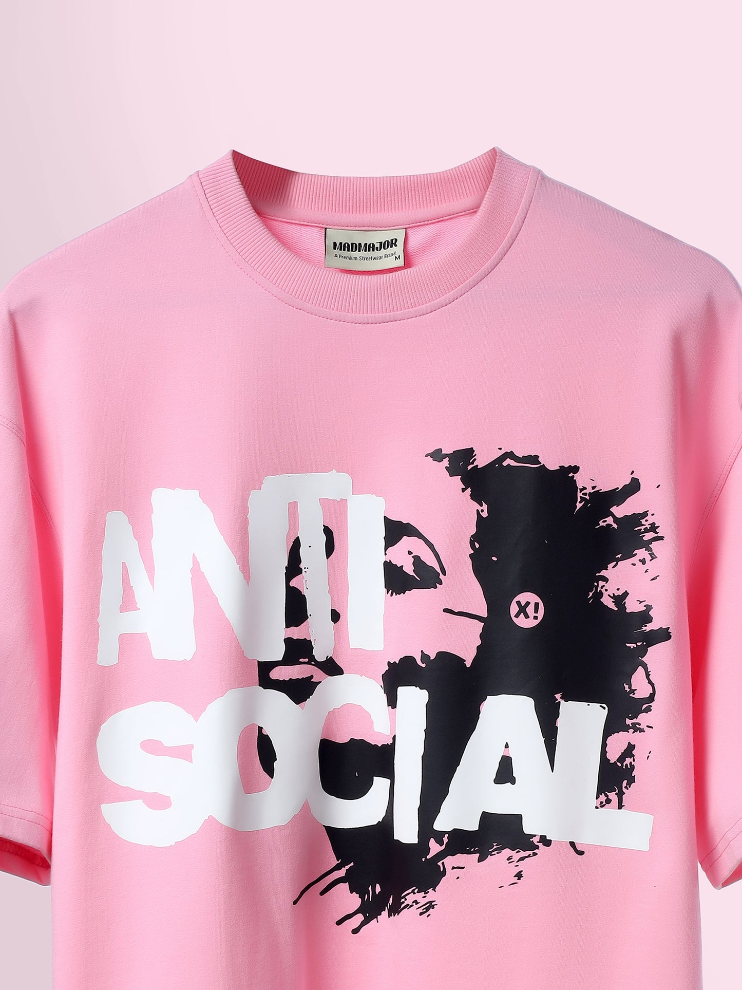 PINK ANTI SOCIAL T-SHIRT