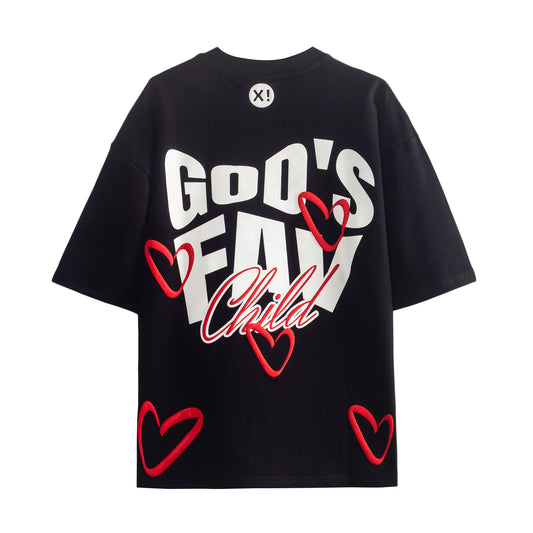 BLACK GOD'S FAV CHILD T-SHIRT