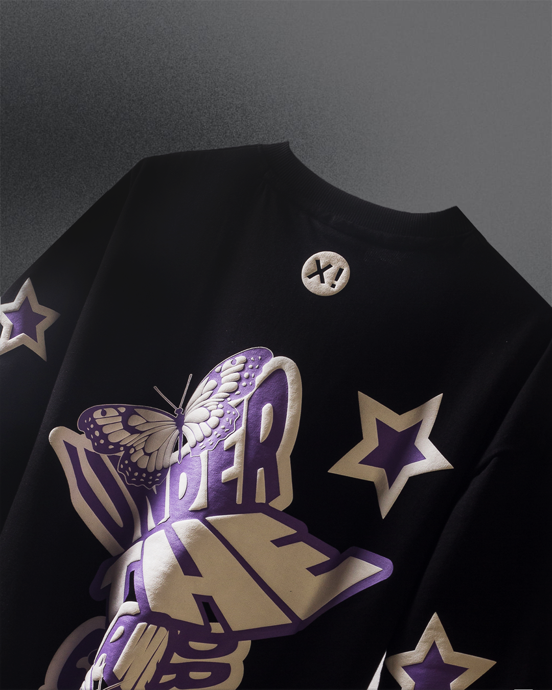 BLACK UNDER THE STAR T-SHIRT