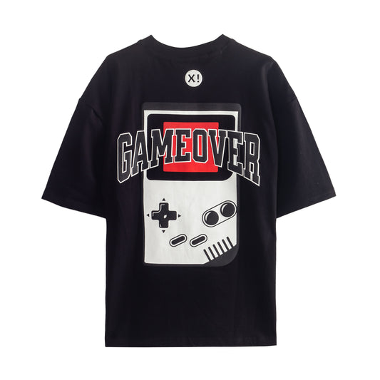 BLACK GAMEOVER T-SHIRT