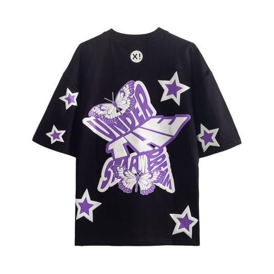 BLACK UNDER THE STAR T-SHIRT