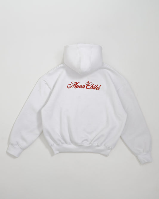 WHITE MOONCHILD HOODIE