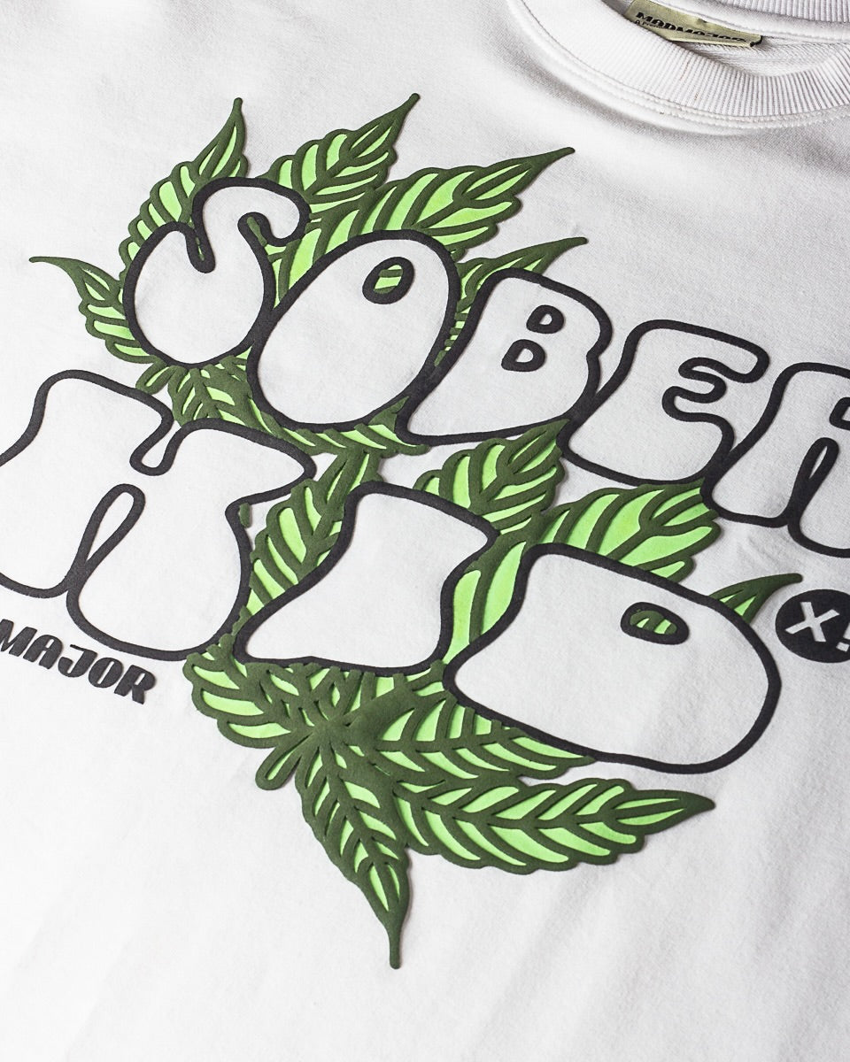WHITE SOBER KID T-SHIRT